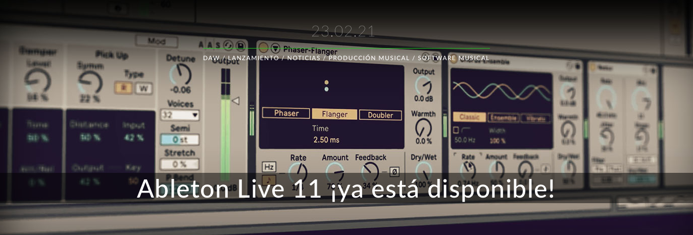 Ableton live 11 disponible en Drunkat