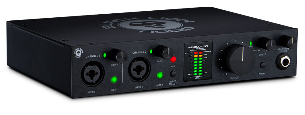 Black Lion Audio Revolution 2 x 2 es una interfaz de audio USB 2.0 de alta calidad que ofrece uno de los sonidos más avanzados del mercado.