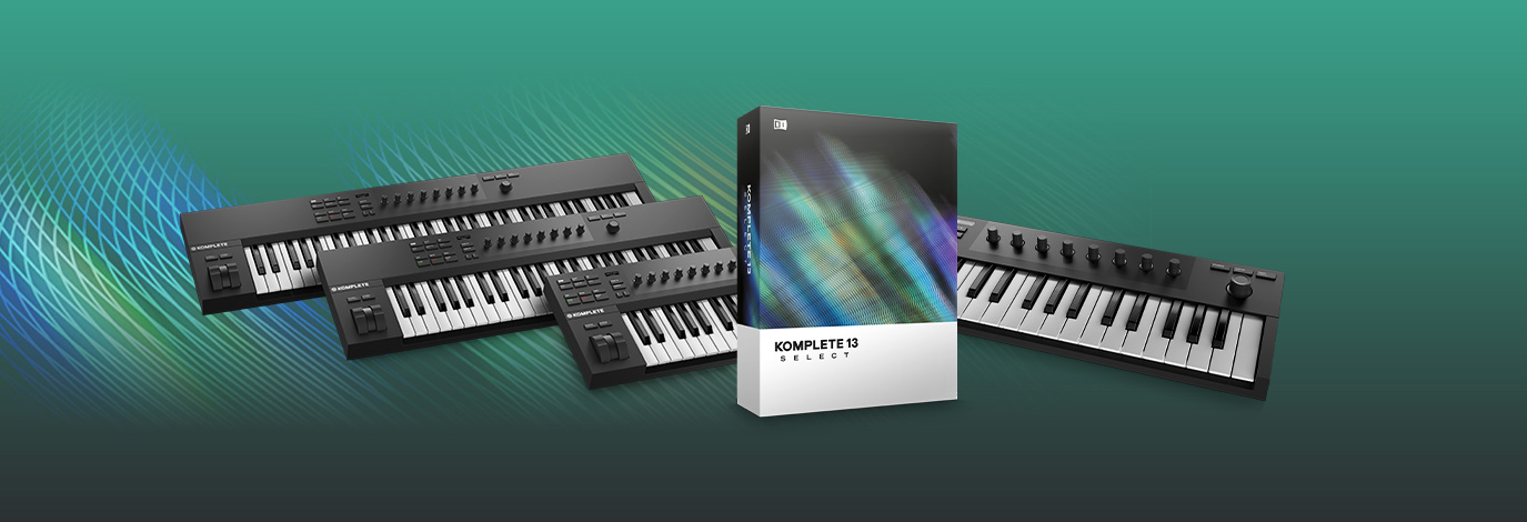 Komplete 13 Select gratis con los teclados M32 y A Series