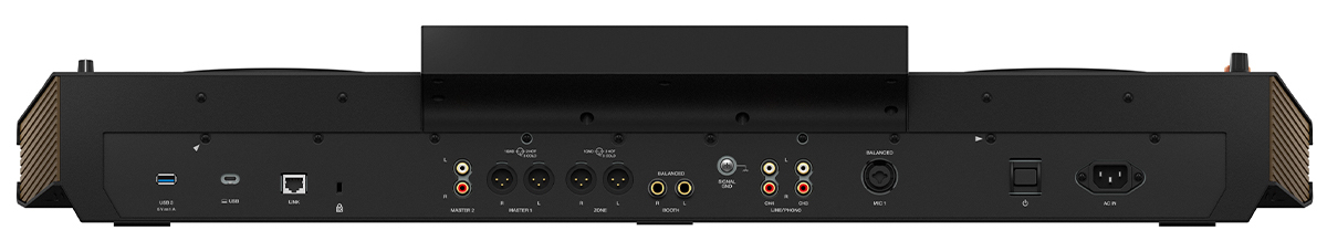 Pioneer DJ Opus Quad, conexiones.