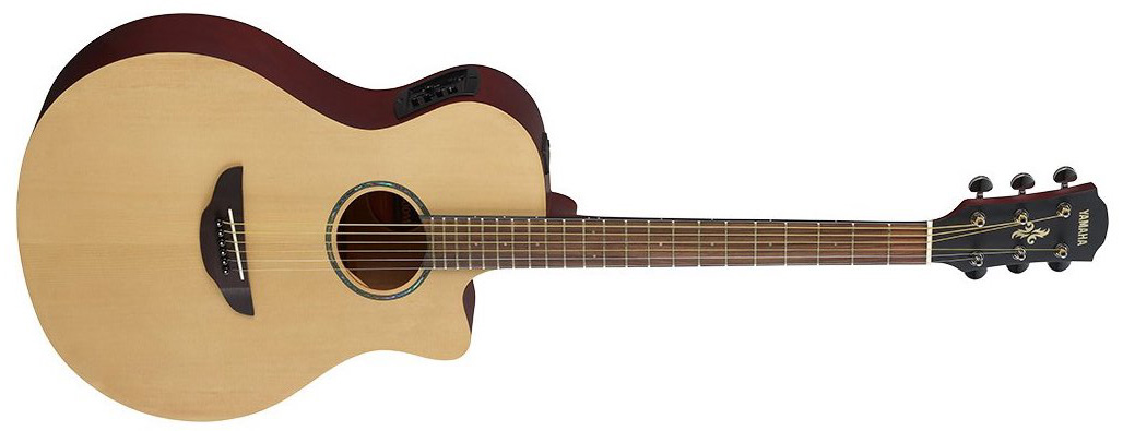 Yamaha APX 600M Natural Satin es una guitarra electroacústica con un cómodo cuerpo delgado, acceso fácil a los trastes superiores, excelente facilidad de ejecución y tono acústico natural.