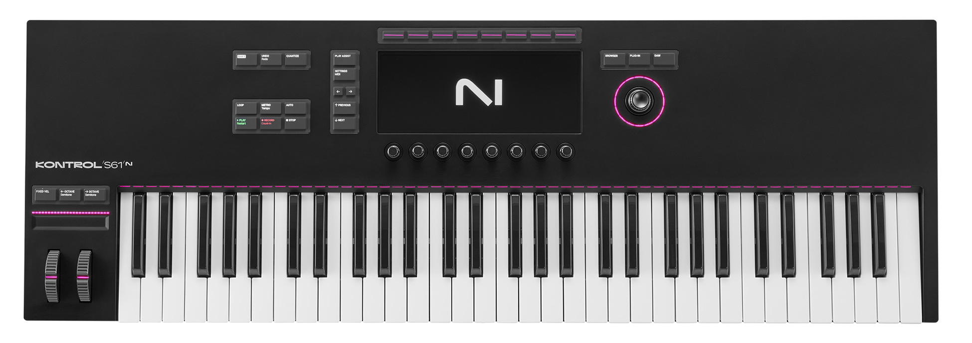 Komplete Kontrol S61 MK3 ofrece un teclado Fatar de alta calidad