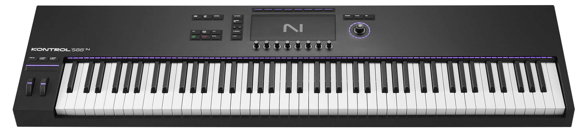 controlador MIDI inteligente de 88 teclas y una pantalla de alta resolución que ofrece una integración perfecta con Kontakt