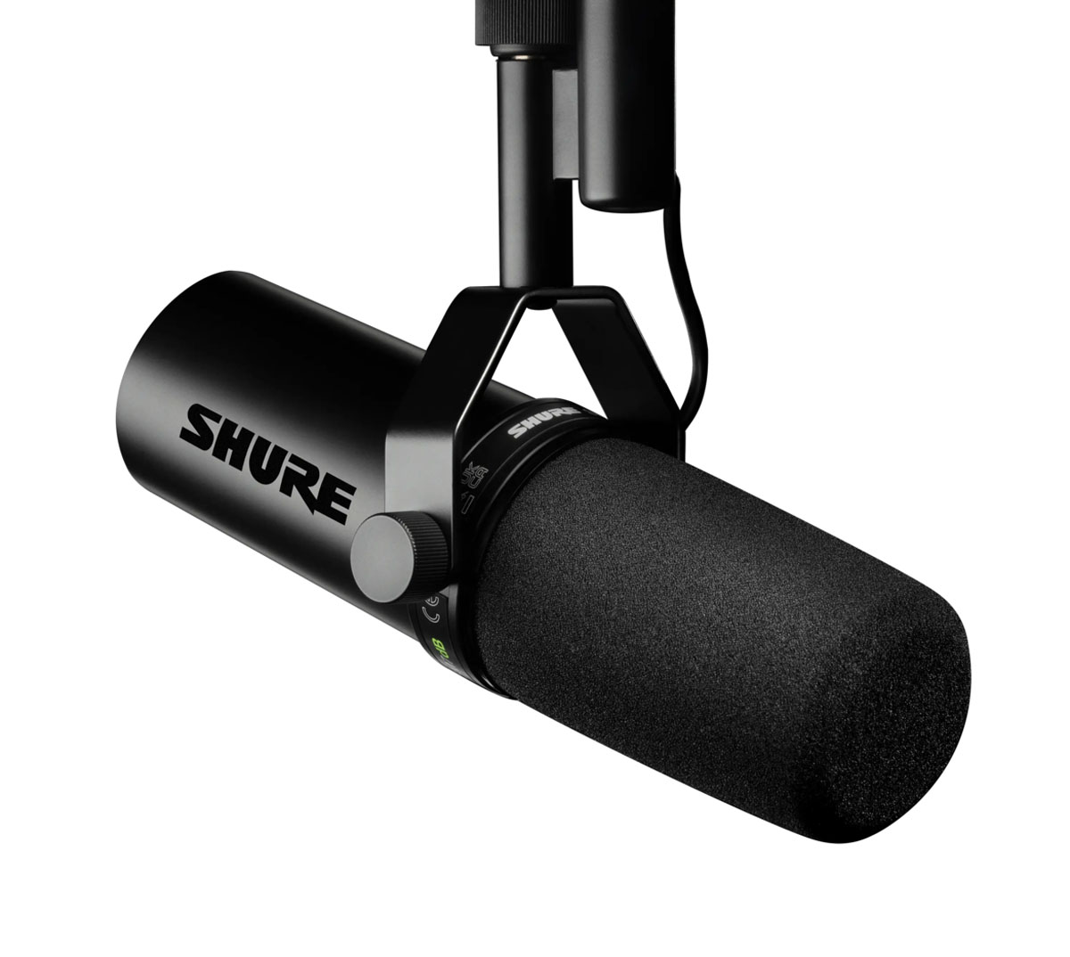 Shure SM7dB es un micrófono vocal dinámico que ha revolucionado la forma en que los músicos, podcasters, locutores y streamers perciben la calidad del audio.