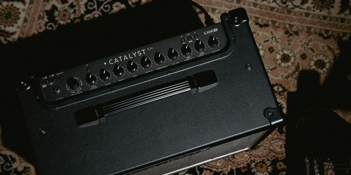 los amplificadores Catalyst CX te permiten configurar tu sonido en segundos