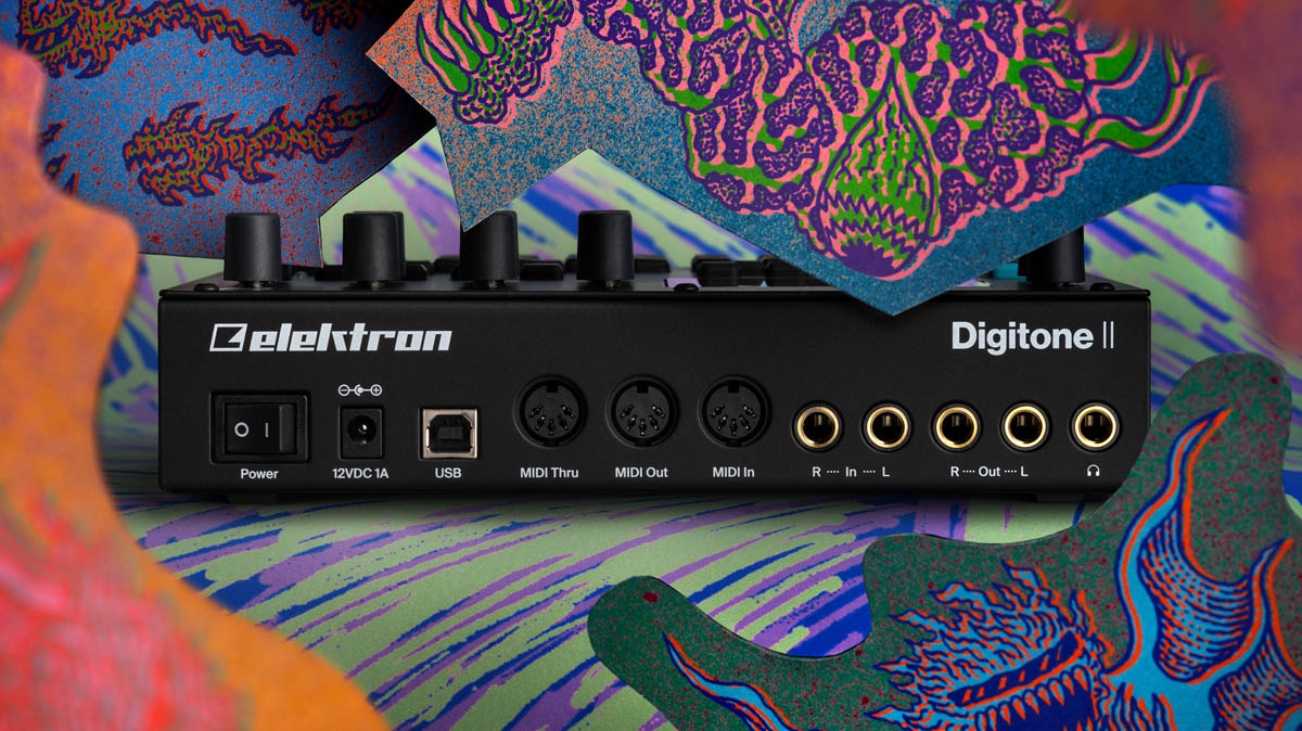  Digitone II es un sintetizador polifónico multitímbrico carácter flexible, que también incluye una gran cantidad de filtros, un secuenciador Elektron ampliado, funciones para desbloquear la reproducción, un potente editor de notas y mucho más.