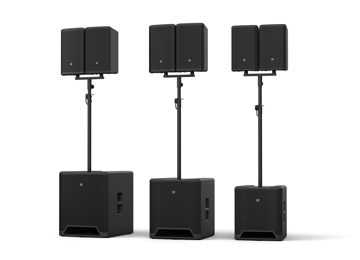 LD Systems DAVE G4X: soluciones 2.1 activas para refuerzo sonoro profesional