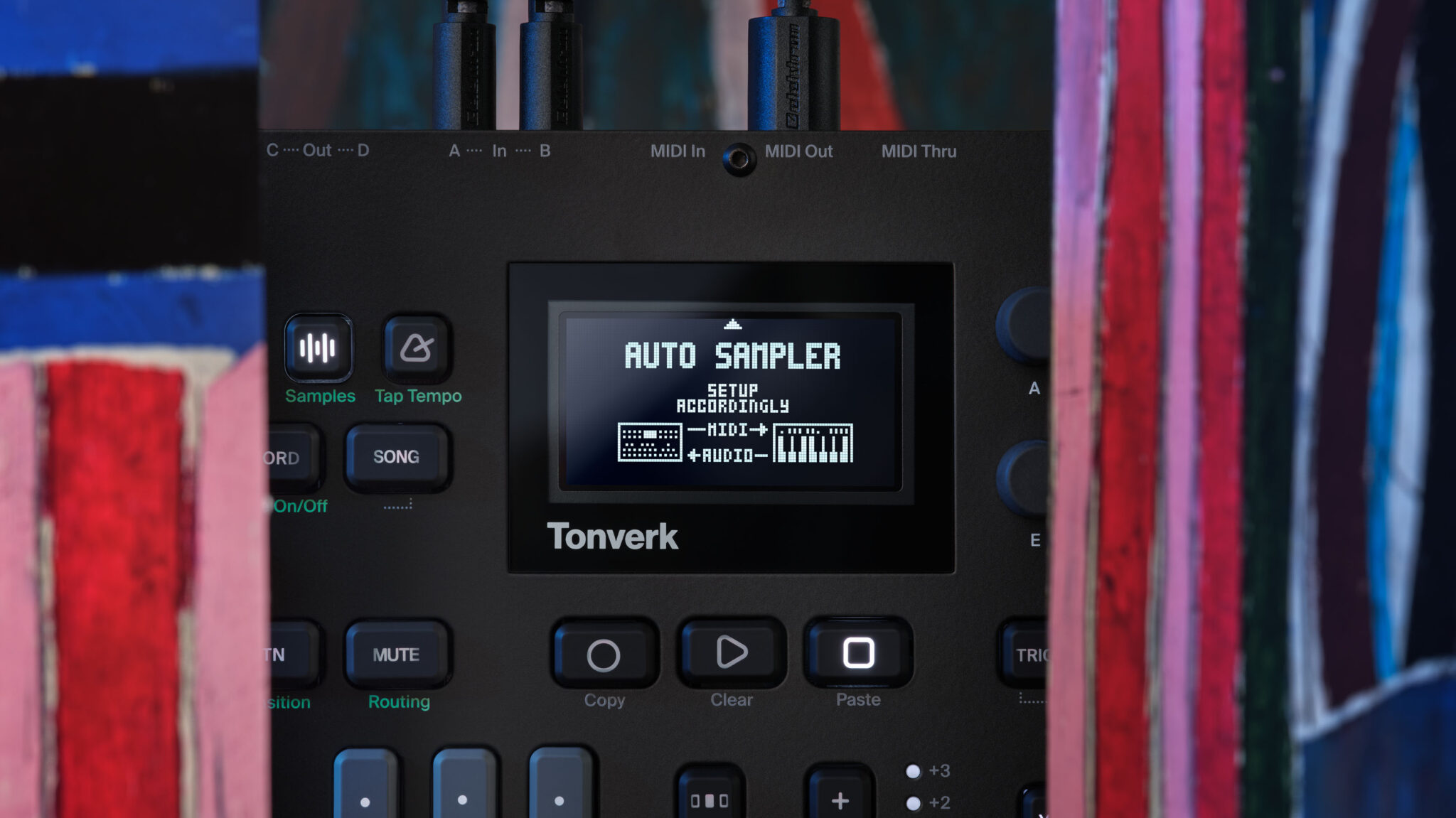 Elektron Tonverk ofrece dos métodos principales de grabación de audio: el modo Recorder y el modo Auto 