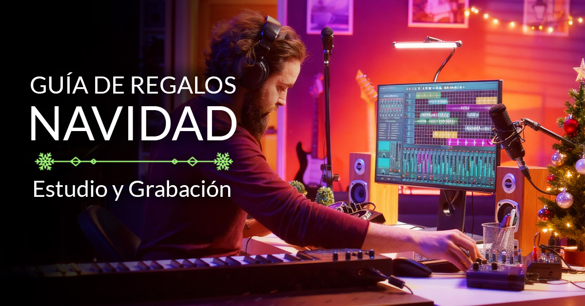 Guía de regalos Estudio y Grabación: el regalo ideal para aquellos que persiguen el sonido perfecto.