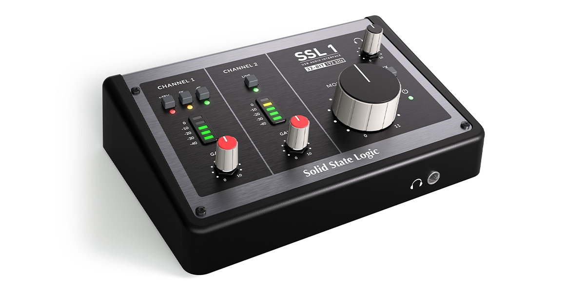 Solid State Logic SSL 1: Interfaz de audio USB-C compacta con previo SSL y conversión 32-bit / 192 kHz