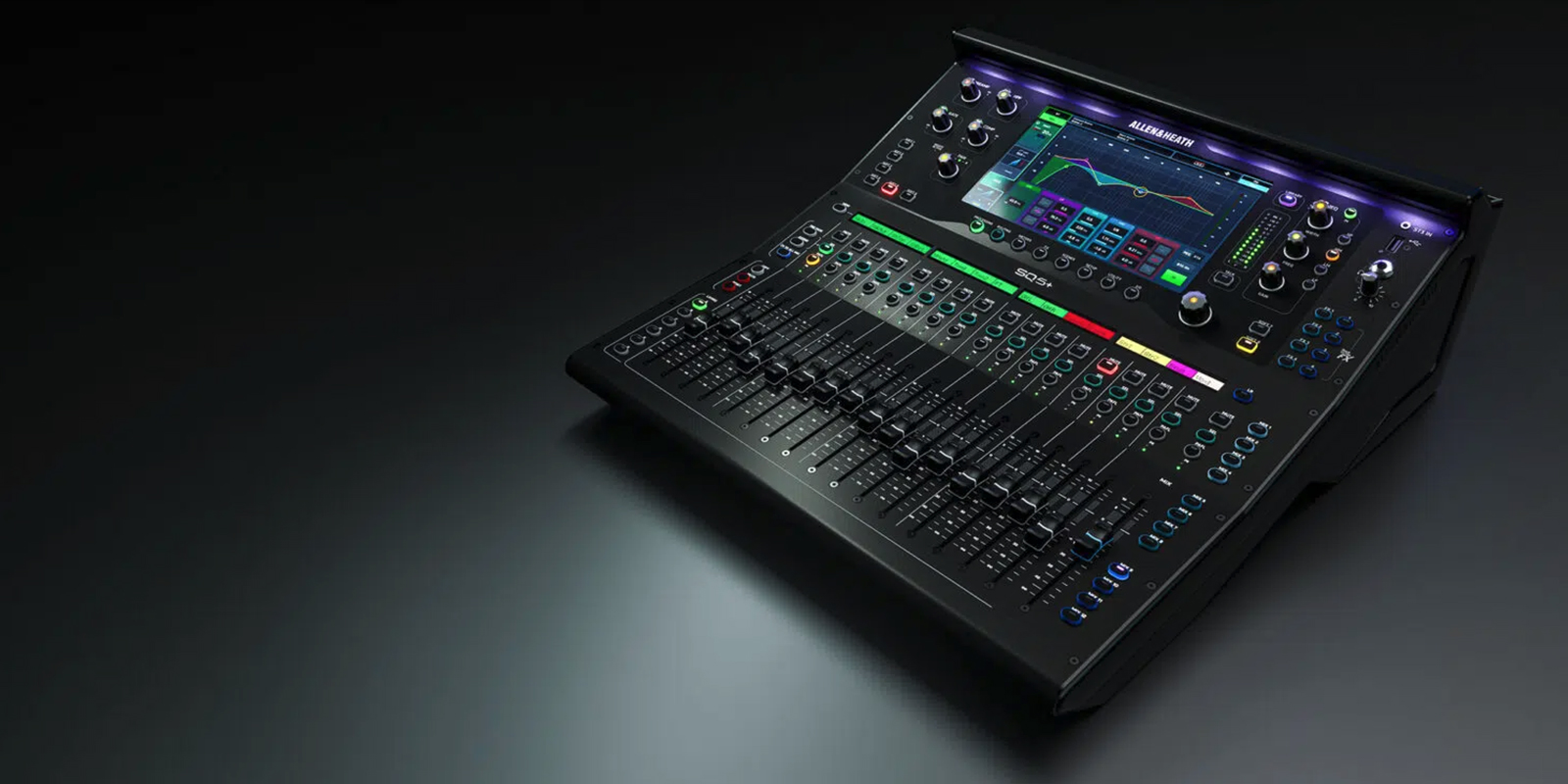 Allen & Heath SQ5+: Mesa de mezclas digital de 48 canales y 44 buses con RackUltra FX