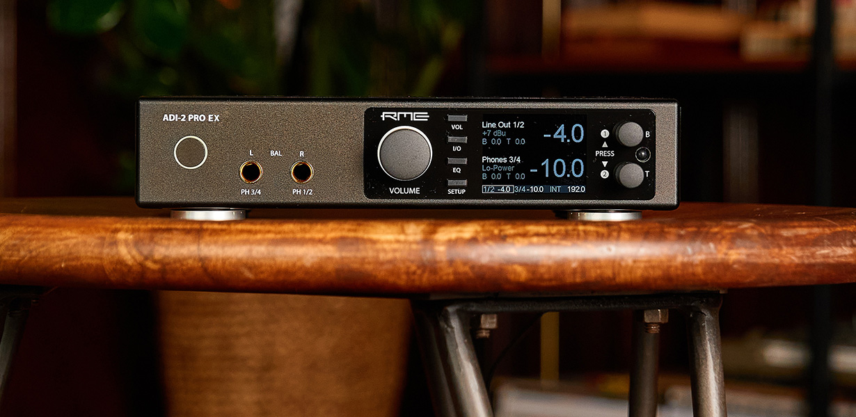 RME ADI-2 Pro EX: Conversión de referencia para aplicaciones de audio de alta fidelidad
