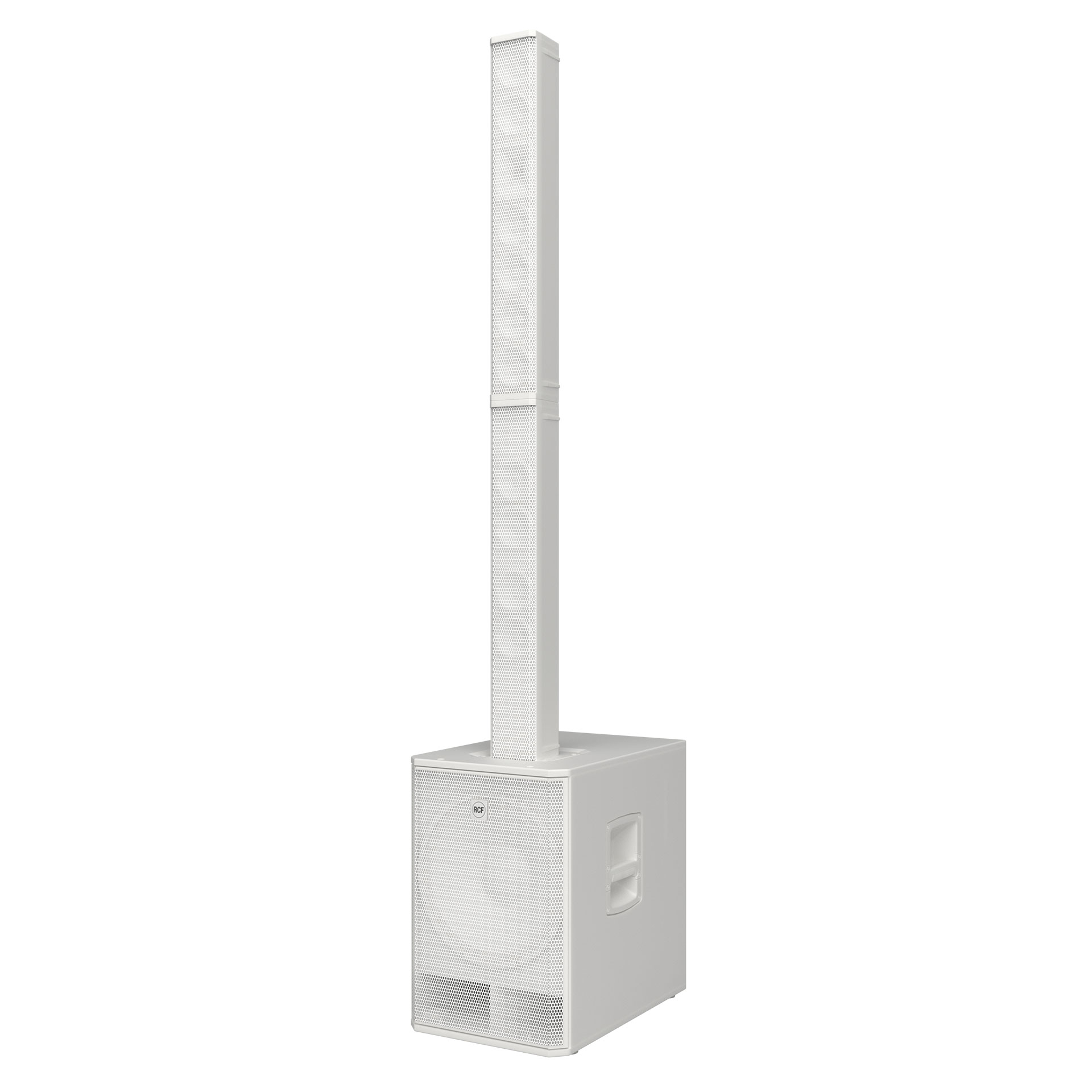 RCF EVOX V15: sistema de columna profesional de 3 vías con alta potencia, amplia cobertura y DSP avanzado