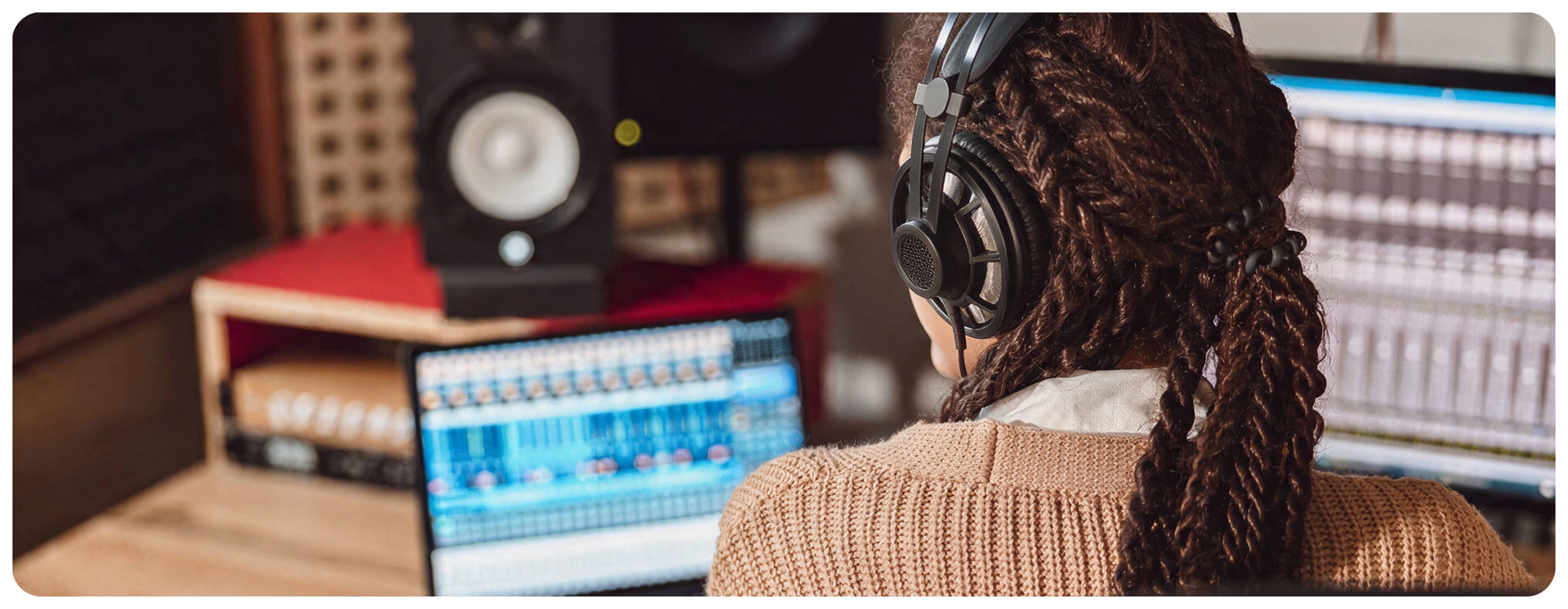 Auriculares abiertos para mezcla y producción