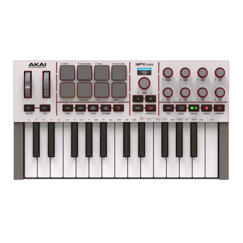 Akai Professional MPK Mini IV White/Grey | drunkat.es