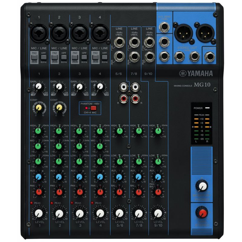 Yamaha MG10 (B-Stock) Mezclador analógico de 10 canales yamaha_mg10_bstock-imagen-0